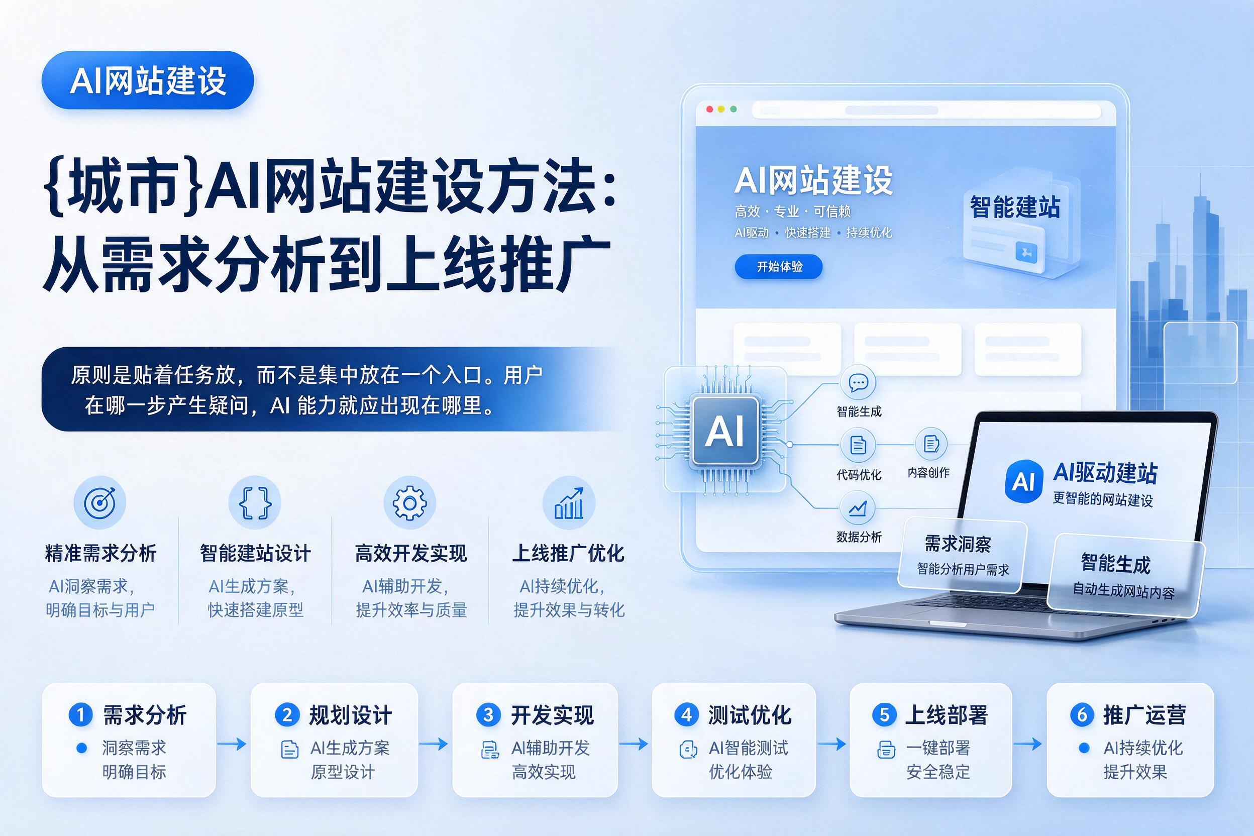 罗平AI网站建设方法：从需求分析到上线推广